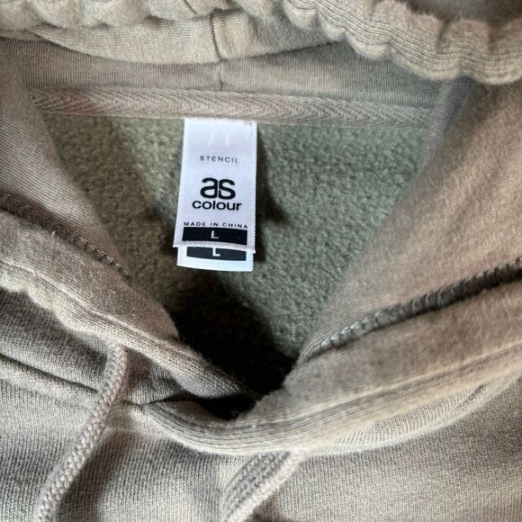 Dutch Bros "The Dutch Creed" Pullover Hoodie Olive Green Mens Large Coffee - Picture 3 of 9